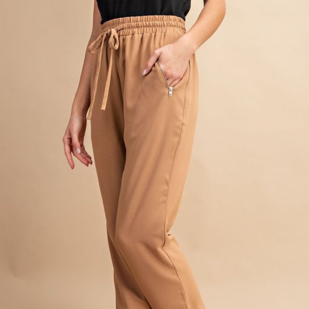 Drawstring Woven Pants - Picture 4 of 4